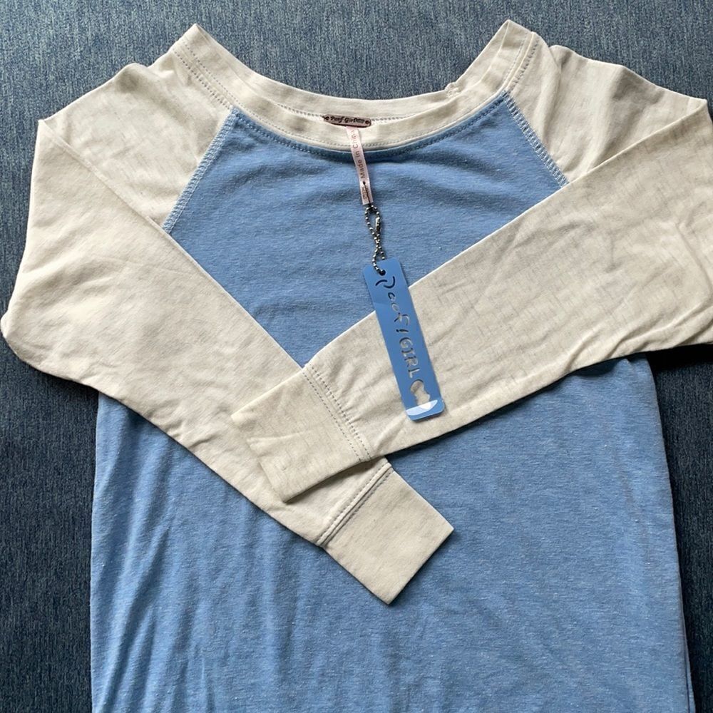 Poof Girl Baseball Cotton Tee 6x